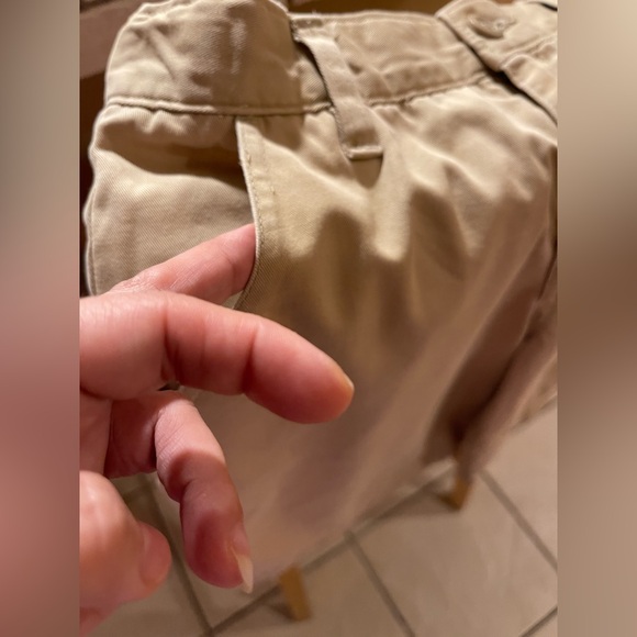 Old Navy Fall 09 Khaki/Tan Plain Front Short 100%Cotton Boy Size 10 - Picture 6 of 11